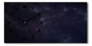 Ceas de perete orizontal din sticlă Constelaţie