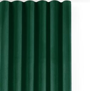Draperie verde dimout (semi-opacă) din catifea 140x175 cm Velto – Filumi
