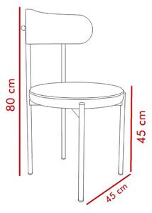 Set masa Onita rotund cu 4 scaune 90 cm