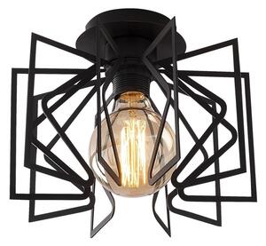 Plafonieră neagră cu abajur din metal ø 26 cm Nemrut – Opviq lights