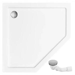 Cadita de dus Diamond 90x90 Alb
