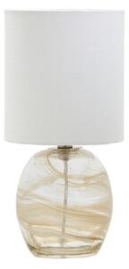 Lampă de masă House Doctor, Hite, Bej, Camera de zi, Sticlă, Design
