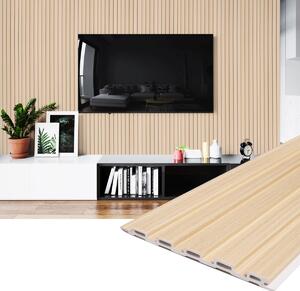 Panou decorativ din PVC stejar cu dimensiuni 15x1x260 cm
