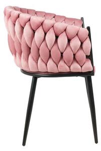 Scaun Living Tapitat KJC11 Roz
