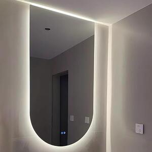 Oglindă de baie cu iluminare LED și funcție anti-ceață Fioreo
