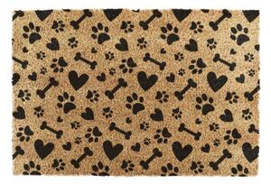 Covoraș de intrare din fibre de nucă de cocos 40x60 cm Paws and Bones – Artsy Doormats