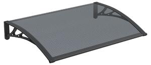Copertină PREMIUM 40x60 cm, placă 6 mm dintr-o bucată – Negru/Antracit