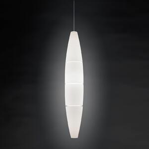 Foscarini Havana lampă pendul, reglabil, Alb, Camera de zi / sufragerie, Plastic, Design