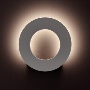 Viokef Aplică LED de exterior Santorini, alb, rotund, Alb, Metal, Modern