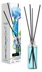 Difuzor de aroma cu betisoare ZEN BLUE 50 ml