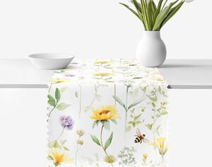 Goldea napron de masă teflonat - lumea pajiștilor 35x120 cm