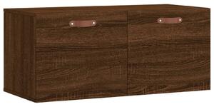 Dulap de perete, stejar maro, 80x36,5x35 cm, lemn compozit