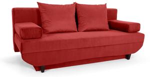 Canapea extensibilă 2L Modern Hande Roșu 10 picior lemn negru
