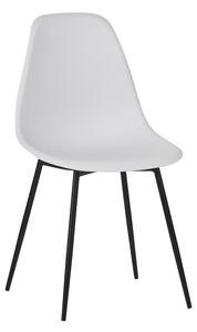 Scaun Model Ballen, Alb/Negru, 41.5x53x84.5 cm