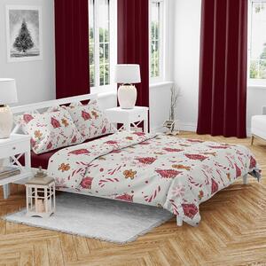 Lenjerie de pat din bumbac GINGER REST alba Dimensiune lenjerie de pat: 70 x 90 cm | 140 x 200 cm