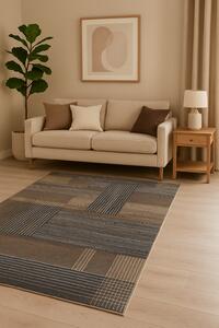 Covor Living Dormitor, Model Kolibri 11561 BG21, Gri Maro Multicolor, Dreptunghi, 200x300