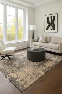 Covor Sufragerie Living, Model Anny 33002 679, Crem Gri 155x230