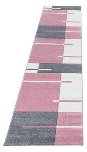 Covor tip traversă roz/gri 80x300 cm Hawaii – Ayyildiz Carpets