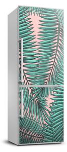 Autocolant pe frigider frunze de palmier