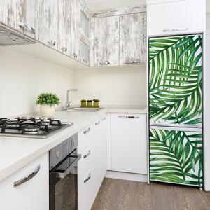 Foto Autocolant pentru piele al frigiderului frunze de palmier