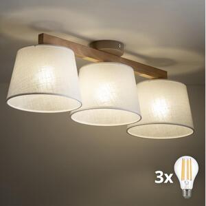 BRILAGI - lustru LED aplicat LATTE SABIA 3xE27/15W/230V pin/alb