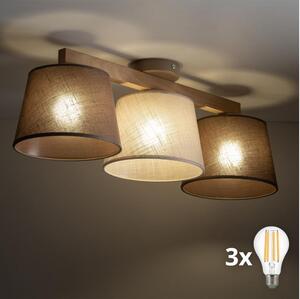 BRILAGI - lustră LED aplicată LATTE SABIA 3xE27/15W/230V pin/mix