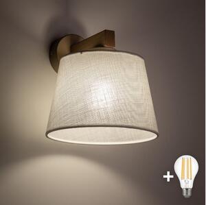 BRILAGI - Aplica LED de perete LATTE SABIA 1xE27/15W/230V pin/alb