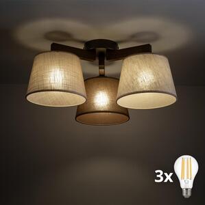 BRILAGI - lustră LED aplicată LATTE 3xE27/15W/230V pin/mix