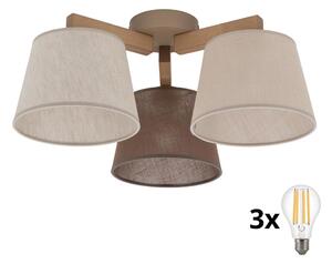 BRILAGI - lustru LED aplicat LATTE SABIA 3xE27/15W/230V pin/mix