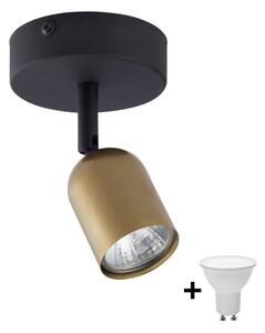 Spot LED TOP 1xGU10/10W/230V auriu/negru