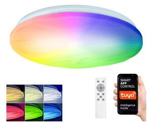Plafonieră LED RGB dimabilă WAVE LED/30W/230V Wi-Fi Tuya Solight WO792 + telecomandă