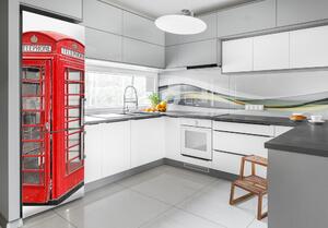 Autocolant frigider acasă cabina telefonica
