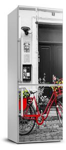Foto Autocolant pentru piele al frigiderului Oraș biciclete