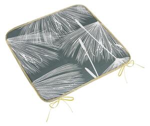 Bellatex Pernă de scaun Adéla netedă Fluffy gri,alb , 40 x 40 cm