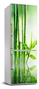 Foto Autocolant pentru piele al frigiderului Bambus