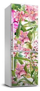 Foto Autocolant pentru piele al frigiderului flori tropicale