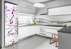 FotoFoto Autocolant pentru piele al frigiderului pete colorate