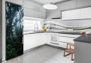 Autocolant pe frigider pădurea tropicală