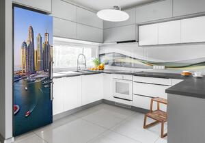 Foto Autocolant pentru piele al frigiderului Bay Dubai