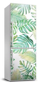 Foto Autocolant pentru piele al frigiderului frunze tropicale