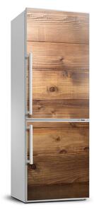 Autocolant frigider acasă fundal de lemn