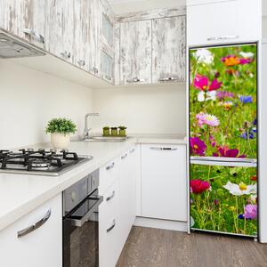 Autocolant pe frigider flori de câmp