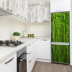 FotoFoto Autocolant pentru piele al frigiderului pădure de bambus