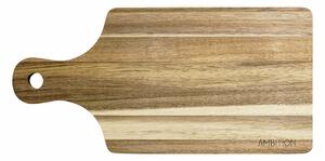Tocator dreptunghiular din lemn de salcam 32.5x16cm, Parma