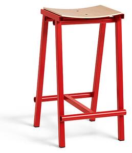 HAY - Taburete 8 Bar Stool Low Signal Red