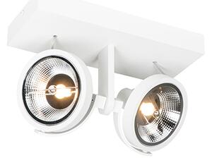 Spotlight modern alb cu 2 lumini - Master 111