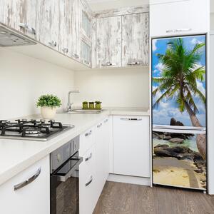 Autocolant frigider acasă plaja tropicala