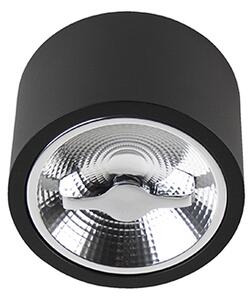 Spot modern de plafon negru AR111 cu LED inclus - Expert