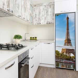 Foto Autocolant pentru piele al frigiderului turnul Eiffel