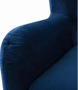 Fotoliu relaxant Casey albastru, 94x86x107 cm